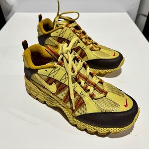 Nike Air Humara Buff Gold -Nike Men's Yellow and Brown Athletic Shoes men’s 8